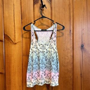 Forever 21 Boho Aztec Printed Flowy Tank Size M